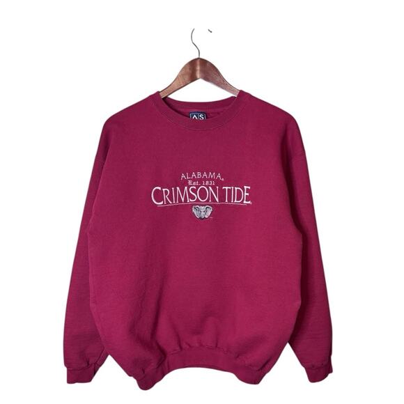 Vintage University of Alabama Sweatshirt Men's Medium 90's Embroidery - Picture 1 of 8